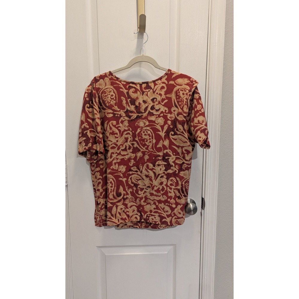Dana Buchman‎ Silk Shirt Size 14